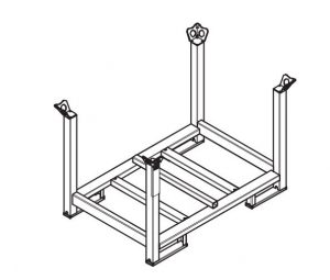 PALLET RP 80X150/2, GALV