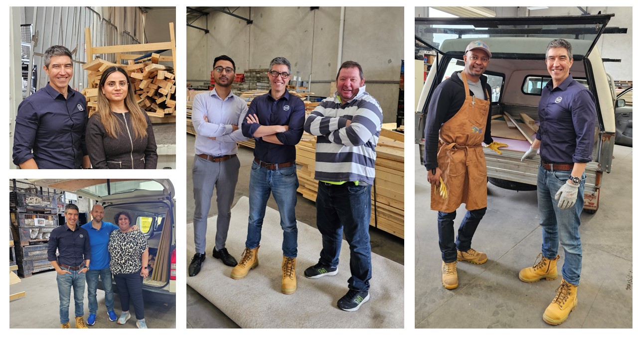 Ritchie giving materials